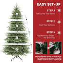 Hykolity 9 ft Prelit Christmas Tree with Realistic PE Foliage — 3
