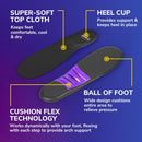 Dr. Scholl's® Love Your Sneakers Full Length Insoles, All-Day Comfort for Slip on & High Top Sneaker, Prevent Discomfort, Arch Support, Absorb Shock, Trim Insert to Fit Shoe, Women Size 6-10, 1 Pair - Soft Foam for Sneakers — 5