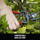 Corona BP 3180D Forged Classic Bypass Pruner with 1" Cutting Capacity, 1", Red | 1 inch — 3