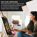 U.S. Art Supply Black Gesso Primer - 16.9oz (500ml) for Oil & Acrylic Paint — 6