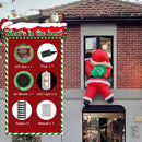 6FT Christmas Inflatables Outdoor Decorations Joy Hanging Santa Claus Gift Bag, Very Bright LED Lights Blow Up Giant Christmas Decor for Indoor Yard Outside Fall Vacation Holiday Party Lawn — 8