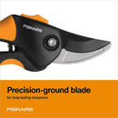 Fiskars SoftGrip Bypass Pruning Shears, 5/8" Cut Capacity Garden Clippers — 4