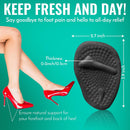 Comfwalk® StepEase™ Gel Metatarsal Pads for Ball-of-Foot Pain Relief 4
