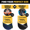Wise Owl Outfitters Camping Hammock – up to 500lbs Portable Hammock with Tree Straps - Travel, Backpacking, Hiking, Outdoors Camping Gear - Single or Double — 2