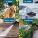 Stainless Steel Garden Hose 50ft Heavy Duty Metal Water Hoses with 10 Function Water Hose Nozzles for Yard Outdoor — 5