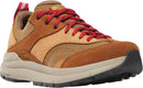 Danner Sunpeak 3" Women's Hiking Boots - Suede Textile, Breathable Mesh, OrthoLite Footbed, EVA Midsole - Grizzly Brown/Rhodo Red — 2