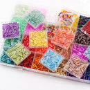 Tube Seed Beads 7mm Crafts Glass Bugle Beads with for Jewelry Making Embroidery Decoration (28 Colors, 8400pcs) — 5