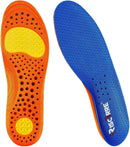 Insoles for Men Women - Shock Absorb Cushion Inserts Size L - Orange — 1