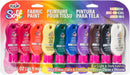 Tulip Soft Fabric Paint, Permanent Fabric Paint for Clothes, Rainbow Colors, 10 Pack, 1 fl oz bottles, Matte Finish Stays Flexible After Washing | 1 Fl Oz (Pack of 10) — 1
