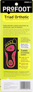 ProFoot Triad Orthotic Women's 6-10 One Pair — 2