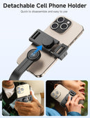 Portable Selfie Stick, 4 in 1 Extendable Phone Tripod Stand with Detachable Wireless Remote & Phone Holder 360° Rotating Mini Travel Tripod Compatible with iPhone 16/15/14/13 Pro/Android/Gopro photo 6