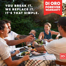 DI ORO Silicone Spatula Set - 600F Heat Resistant, 3-Pc Black — 5