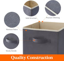 Lifewit Storage Cubes, 11 Inch Organizer Bins, 18L Gray, 12 Packs — 3