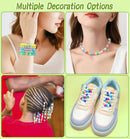 3000Pcs 56 Colors Pony Beads for Bracelet Making Kit, Rainbow Kandi Beads Friendship Bracelet Kit with 910pcs A-Z… — 6