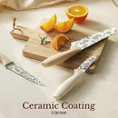 CAROTE Kitchen Knife Set, 6 Floral Knives with 6 Blade Guards, 12-Piece — 5