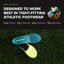 Superfeet Sport Ultralight Insoles for Athletes with All Arch Height Support & EVOLyte® Carbon Fiber - 9.5-11 Men / 10.5-12 Women - Teal — 6