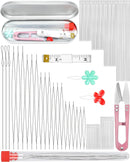 FIVEIZERO 87-Piece Beading Needles Set, 3 Types, 6 Sizes for Jewelry Making — 1