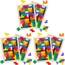 3 otters Wooden Blocks Puzzle 2 Set Russian Brain Teaser Tangram Intelligence Toys STEM Montessori Educational Gift for Kids Stocking Stuffers (Pack of 3) — 1