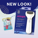 Amopé Pedi Perfect Electric Callus Remover Foot File w/ Diamond Crystals, Pedicure Tool for Feet, Removes Hard & Dead Skin, Feet Scrubber & Buffer, Splashproof, w/ Extra Coarse Roller Head, 1 Count — 2