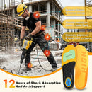 Work Orthotic Insoles for Standing All Day-240+ lbs Heavy Duty High Arch Support Boots Inserts Men Women, Comfort Dual PORON Cushioning for Plantar Fasciitis Relief, Flat Feet, Heel Pain - Yellow — 7