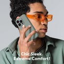 Magnetic for iPhone 16 Pro Max Case Silicone Calke Green — 7