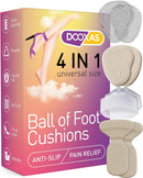 Ball of Foot Cushions for High Heels – High Heel Inserts – Gel Shoe Inserts for Relieve Foot Pain – More Comfort with Foot Cushions for Women (Metatarsal Pads 4 in 1) 1