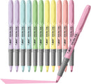 BIC Brite Liner Grip Pastel Highlighter Set, Chisel Tip, 12-Count | 12 Count (Pack of 1) — 4
