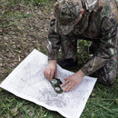 AOFAR AF-4074 Military Compass for Hiking,Lensatic Sighting Waterproof,Durable,Inclinometer for Camping,Boy Scount,Geology Activities Boating | Camouflage — 8