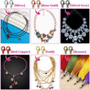 Jump Rings, Cridoz 2340Pcs Open Jump Rings and Lobster Clasps Jewelry Making Supplies Kit for Necklace and Jewelry… — 4