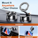 Qifutan Dash Mounted Holders Phone Holders for Your Car Phone Mount for Car Windshield Dashboard Air Vent Universal Desk Mounts Hands Free Automobile Cell Phone Holder Fit for iPhone Smartphone | Black A | Dashboard, Windshield photo 3
