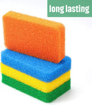 Patelai 10 Pcs Silicone Sponge for Dishes, Kitchen Silicone Dish Scrubber — 7