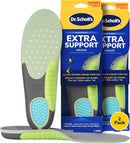 Dr. Scholl's Extra Support Shoe Insoles for Women, Size 6-11, 2 Pairs: Designed for Plus-Size and Tall Women, Arch Inserts - Helps Reduce Lower Back Pain and Foot & Leg Fatigue - Green / Women - Size 6-11 (2 Pairs) — 1