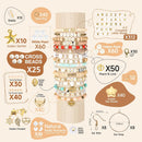 Pizooro Clay Beads 3 Boxes Bracelet Making Kit, 10500pcs Beads for Jewelry Making, Round Letter Beads with Charm and… — 4