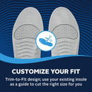Airplus Ultra Work Memory Plus Shoe Insoles for All Day Comfort and Foot Pain Relief, Trim-to-Fit - Men's 7-13 — 7