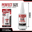 (2-in-1) Super Glue Gel with Brush Applicator & Nozzle, No Mess Superglue Brush, Instant Dry, 1500 CPS Ca Glue, All… — 5
