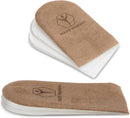 Gel Heel Lift - 3 Layers, 1/8" per Layer, Adjustable Height Shoe Lifts - Large — 1