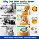 KILIN Slow Feeder Dog Licking Bowl with Rolling Ball,4 Non-Slip Pads,8fl oz — 5