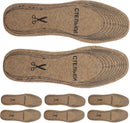 4 Pairs Wool Felt Insoles for Boots, Trim to Fit Winter Warmth — 1