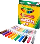 Crayola Broad Line Markers (12pk), Assorted Bulk Markers for Kids, Arts & Crafts Supplies for Coloring Books, Construction Paper, Ages 3+ — 4