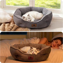 Asvin Small Dog Bed for Small Dogs, Cat Beds for Indoor Cats, Pet Bed for Puppy and Kitty, Extra Soft & Machine Washable with Anti-Slip & Water-Resistant Oxford Bottom, Grey, 20 inches — 8