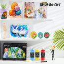Shuttle Art Acrylic Paint, 24 Colors Acrylic Paint Bottle Set, 250ml/8.45oz Each, Rich Pigments, High Viscosity, Bulk for Artists, Beginners and Kids Painting on Rocks Crafts Canvas Wood | 8.45 Fl Oz (Pack of 24) — 7