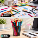 Mr. Pen- Mesh Pencil Holder Set, 6 Pack, Metal Desk Organizer Cups — 5