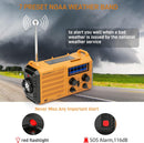 Eoxsmile Emergency Radio with NOAA Weather Alert, Solar Hand Crank Portable — 2