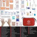 VRIEXSD Premium 320-Piece First Aid Kit, Waterproof EVA Hard Shell Case,Red — 3