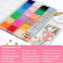 Redtwo 5100 Clay Beads Bracelet Making Kit, Flat Preppy Beads for Friendship Jewelry Making,Polymer Heishi Beads… — 4
