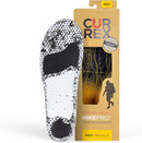 CURREX HikePro Insoles for Hiking Boots & Shoes – Shock Absorbing Inserts to Help Reduce Fatigue and Increase Performance – Anti-Slip Heel Surface for Stability – for Men & Women – Low Arch, Large - Low Arch - Red — 1