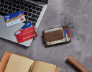 Toughergun Slim Wallet for Men RFID Blocking Money Clip, Minimalist Front Pocket Credit Card Holder, Magnetic Thin Mens Wallets with ID Window — 5