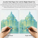 Fuxi Acrylic Paint Book Pad, 11x14 Inch 246lb/400GSM Art Paper for Acrylic Painting | 20 Sheets (40 Pages) Notebook for Painting, Drawing & Art Supplies. | White | 11" x 14" (Pack of 1) — 5