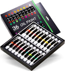 Ohuhu 36 Oil-Based Colors Oil Paint Set, 12ml/0.42oz x 36 Tubes Non-Toxic | 36 Colors — 2