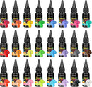 KISREL Upgrade 24 Opaque Colored UV Resin Kit, Solid Colored UV Resin — 1
